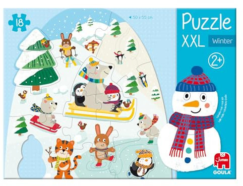 Goula - XXL Winterpuzzle für Kinder - Ab 2 Jahren