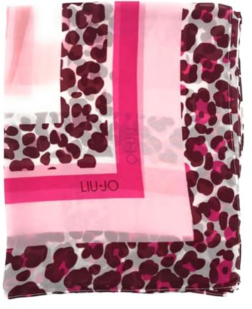 LIU JO Bedrucktes Halstuch, 72624 Pink Berry, Halstücher
