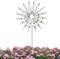 FmtwPhn Magische Windmühle Metall Windmühle Windspiele Metall Ca. 31 X 2 X 93 cm Kinetische Windmühle Für Garten Windspinner Im Freien In 3D Magie Für Hof, Garten, Terrasse, Dekoration