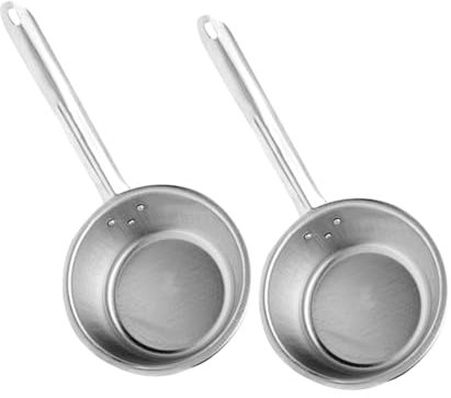 OUNONA 2stücke Wasserschöpfkelle Für Küche Und Bad Aus Metall Großes Fassungsvermögen Zum Gießen Von Pflanzen Und Blumen Multifunktional Und Praktisch Wiederverwendbar Und Einfach