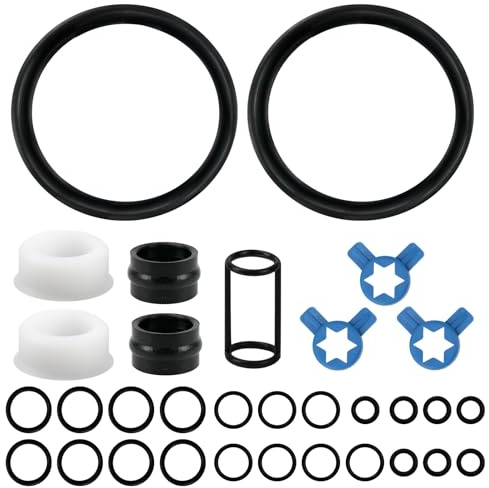 Tune Up Kit for Taylor 336,338,339,754,774,791 & 794 Soft Serve Machines | Soft Serve Ice Cream Machine Parts - Seal Draw Valve, Drive Shaft, Door Gasket, Bearing Front, Nozzle Tips Cap & O-Ring Seals