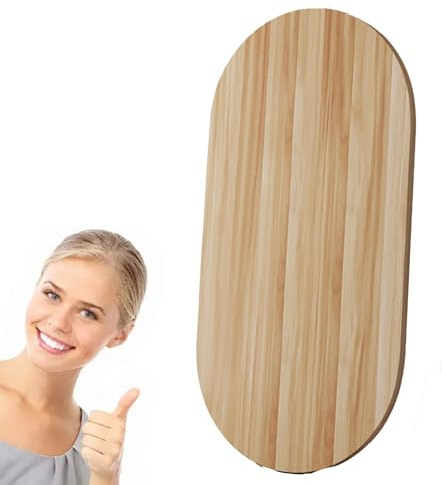 Gebogener Esstisch aus Massivholz, 120 x 90 cm, perfekt für Heimwerker-Projekte, Renovierungen, Couchtische und Konferenztische, 30,5 - 78,9 cm Breite