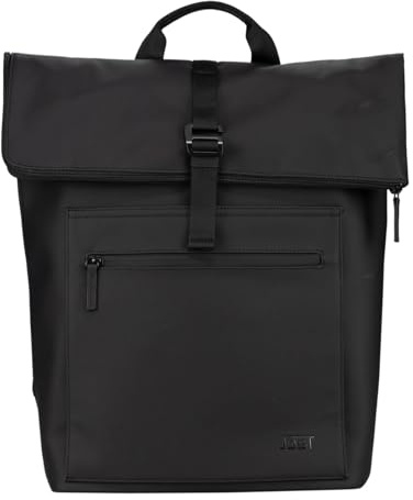 JOST Laptoprucksack Freizeitrucksack mit Laptopfach Halmstad Courier Backpack Black schwarz