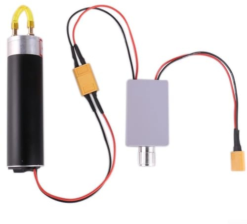 Pompe à huile électrique pour maquette d'avion - Design étanche avec interrupteur à trois étapes pour un transfert efficace du carburant (D)