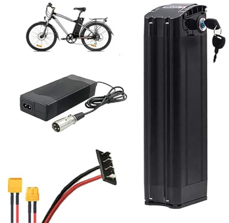JHKJ Batteria al Litio per ebike da 24 V 8 Ah 10 Ah 13 Ah 15 Ah 20 Ah, Batteria di Ricambio per Bici elettrica da 24 Volt per Motori da 0 a 500 W per Mountain Bike.