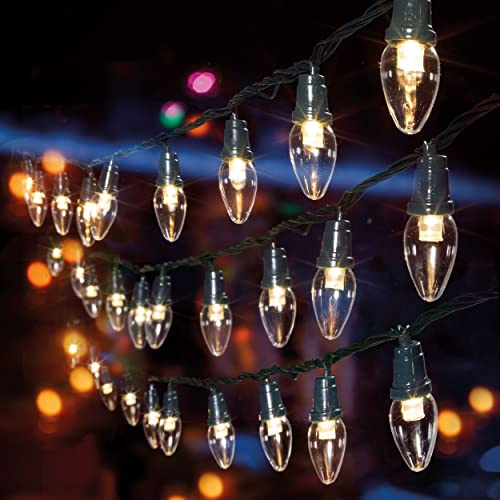 120 Warm White Chasing LEDs - Premier Christmas Lights LV111098WW