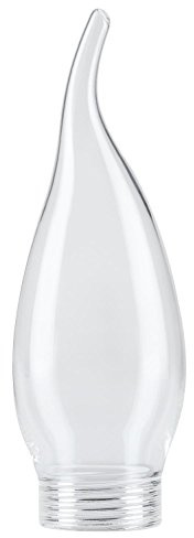 Paulmann 870.06 Deco Glas Kerze Klar für max. 40W E14/E27 Halogen Minihalogen