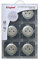 LEGRAND - Prise Electrique Murale avec Terre Céliane Surface - Prise Affleurante avec Socle Rétractable - Fabriqué En France - Titane - Lot de 6