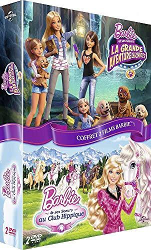 Coffret 2 Films Barbie et Ses Soeurs : Au Club hippique + La Grande Aventure des Chiots