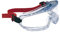 Honeywell 1006193 V-MAXX Brille mit indirekter Belüftung, transparenter FogBan-Linse, elastischem Stirnband