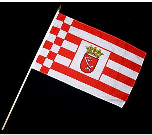 Everflag Stock-Flagge 30 x 45 : Bremen