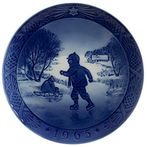 ROYAL COPENHAGEN PIATTO DI NATALE 1965 ORIGINALE PORCELLANA PRIMA SCELTA