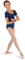 Bloch Mädchen Dance Balletttrikot, kurzärmelig Ballett Kurzarm Trikot, Navy, 14
