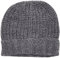 s.Oliver Herren Strickmütze mit Umschlag, Einfarbig, Gr. One Size, Grau (Grey/Black Knit 97X1)