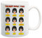 bluedot The Many Moods Of Tina Mug