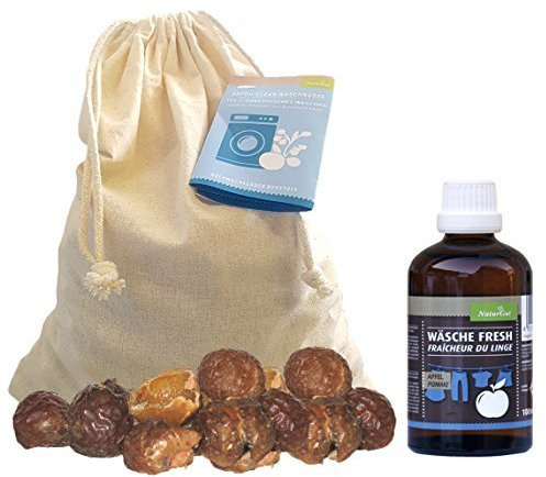 Starter Pack Soapnut: Wash Nuts 1kg + Linen Fresh Apple