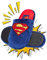 DC Comics Superman Ciabatte Uomo Idee Regalo Invernali Pantofole Casa Ciabatta 45/46 Superman Pantofole