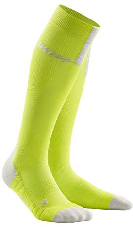 CEP Calcetines-WP50X Calcetines, Lime/Light Grey, V para Hombre