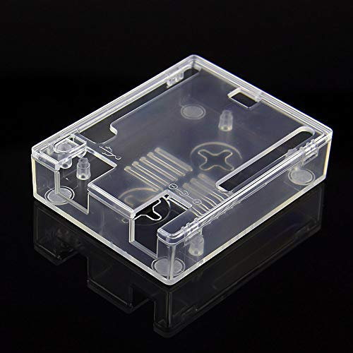 Carcasa ABS UNO R3 | Carcasa Protectora para Arduino UNO R3 / UNO WiFi REV2 / UNO REV3 / UNO R4 Minima/UNO R4 WiFi (Transparente)