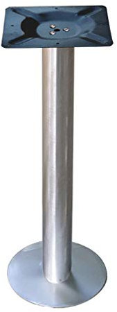 Pied pour Table Bar,Métal Pieds de Table de Cuisine,Jambe d'Accessoire de Meuble Bricolage,Hauteur 40cm-120cm Pied Rond pour Table Bar Table de Petit Déjeuner,Capacité 200Kg(Silver105cm/41.3in)