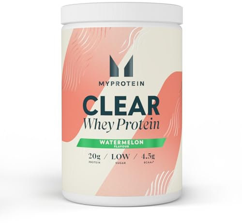 Myprotein Clear Whey Isolate Protein Powder | Watermelon - 20 Servings | 20g Protein | Fruity Protein Juice Drink with Low Sugar | Refreshing Low-Calorie Protein Water Alternative