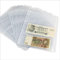 100er Pack SAFE 5483C Banknoten Hüllen | Banknotenhüllen | Ergänzungshüllen Banknoten Album | DIN A4 | mit 3 Taschen 97 x 220 mm | glasklar | für 6 Banknoten | für alle SAFE Ringbinder A4