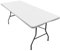 Julido Gartentisch Klapptisch Buffettisch Esstisch Campingtisch 180x74x74cm 8 Personen stabil wetterfest In- und Outdoor einsetzbar Weiß