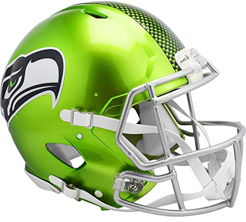 Riddell Geschwindigkeit Authentischer Helm in voller Größe, grün, Einheitsgröße