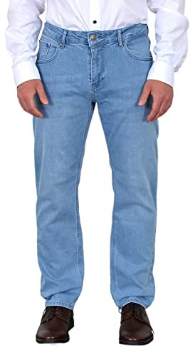 ADAM Herren Jeans Regular Fit Jeans Herren Straight - Premium Herren Jeans aus extraweicher Baumwolle