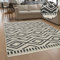 Paco Home Tappeto Salotto Moderno Soggiorno Lavabile In Lavatrice Motivo Scandinavo Motivo Boho, Dimensione:140x200 cm, Colore:Antracite 2