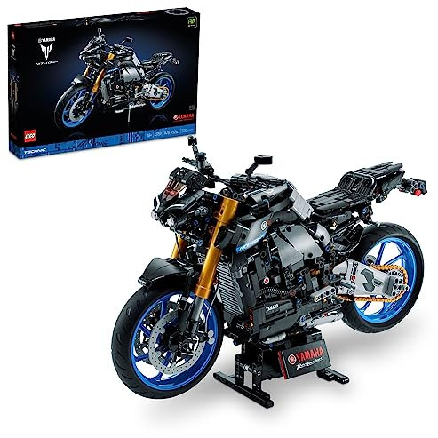 LEGO Technic Yamaha MT-10 SP 42159 Set di costruzione avanzato per adulti, questo iconico modello di moto per costruire ed esporre è un ottimo regalo per gli appassionati di veicoli Yamaha o moto da