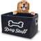 ToKinCen Dogs Toy Storage Baskets Dog Toy Basket Dog Food Storage,Felt Stuff Storage Baskets Foldable Storage Bins with Designed Metal Handle for Organizing Pet Toys, Dog Clothes Blankets