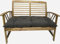 HIGH LIVING Bankauflage Sitzkissen für Gartenbank Polster Auflage Outdoor Bankpolster Auflage für Sitzbank (150 x 50 x 8 cm)