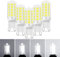 EvaStary 3W G9 LED Glühbirne Dimmbar, Lampe LED G9 3W Ersatz 40W Halogenlampe, 400LM Kaltweiß 6000K Energiesparende GU9 Kleine Glühbirne, 360° Abstrahlwinkel Nicht Flackern, 5er Pack