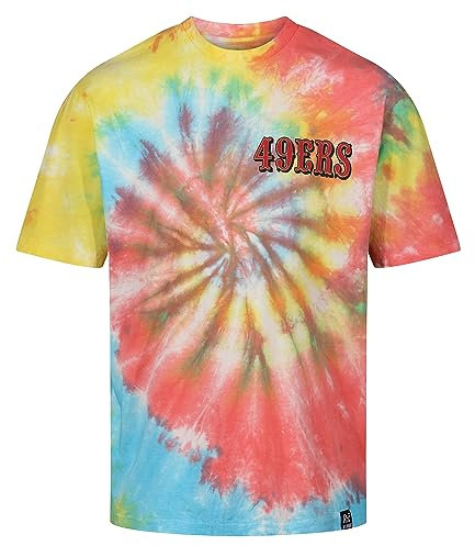 San Francisco 49ers - NFL - Tie-Dye Relaxed T-Shirt XL, Rainbow