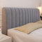 Bett Kopfteil Bezug/Überzug Stretch Dehnbarer Bezug 180/160/140cm Weicher Elastischer Samtstoff Schonbezug Protektor Für Dekoratives Kopfteil (Farbe: Dark Gray)