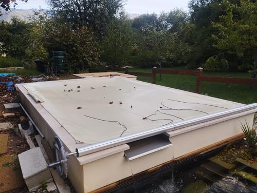 Enrouleur TE4 Petit Modèle | pour Enrouler Les bâches Couverture de Piscine | Unité - POOLCO