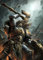 Displate Offiziell Warhammer MetallPoster Magnetische Befestigung Inklusive Lizenziert Bilder Hochwertiges Poster Warhammer 40,000 Art Grey Hunter Poster 67.5 cm x 48 cm