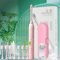 Elektrische Zahnbürste,Angebote des Tages Heute,Electric Toothbrush mit Schalltechnologie, mit Drucksensor und Bürstenkopf-Wechselanzeige, Sensitiv für Zahnpflege, weiche Borsten & Timer (2#Rosa)