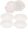 COLLBATH 6pièces Assiette Design Plat Pour Fruits Secs Et Snacks Assiette Western Pour Fêtes Et Maison Diamètre