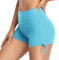 VUTRU Damen Badeshorts Kurze Hohe Taille Badehose Schnell Trocknend Schwimmhose Yogahose Yoga Leggings Pure Blau L