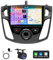 Android 14 Car Stereo Compatible for Ford Focus 2012-2018 4G+64G Car Stereo Radio GPS Sat Nav 2-Din 9Inch Wired/Wireless Carplay & Android Auto Car Player w/Rearview Camera SWC Split Screen FM/RDS