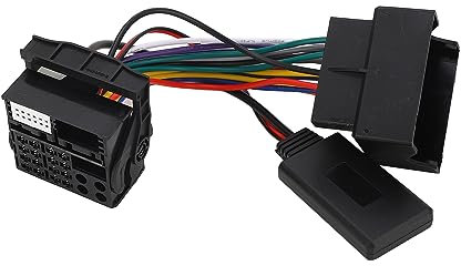 Bluetooth 5.0 Radio -Aux -Kabel 16 -Pin -Austausch für W169 W245 W203 W209 W164 Premium ABS Material Car Bluetooth Modul Wireless Stereo -Adapter