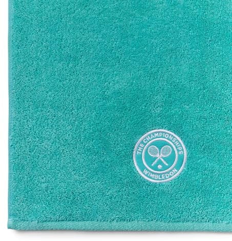 Wimbledon Official Championship 2025 Guest Towel | Soft Cotton | Classic Aqua | 40cm x 70cm
