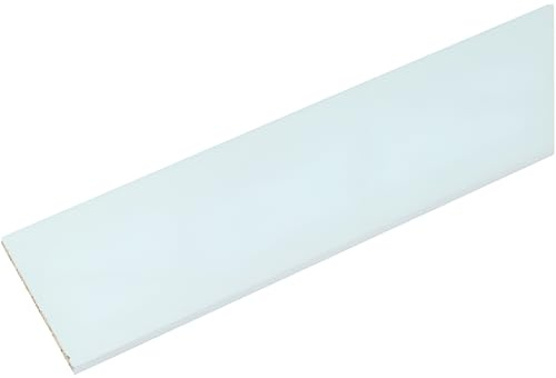 White MFC Furniture Panel 2400mm x 150mm x 15mm – Melamine Faced Chipboard Board for Shelving, Cabinets & Wardrobe Frames