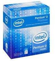 Intel Pentium D 915 - Processore Pentium D Dual Core 2.800 MHz, Presa 775 PLGA 800FSB, 2X 2048 KB C1 64 Bit