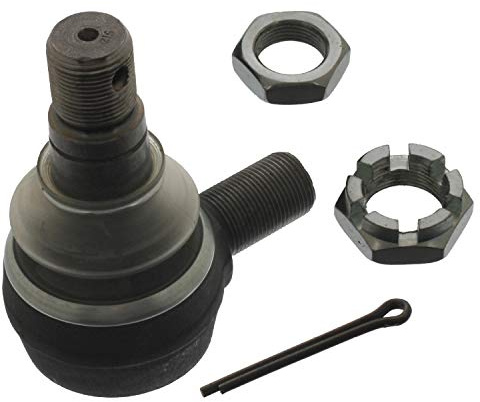 febi bilstein 39826 Ball Joint for steering hydraulic cylinder with castle nut and cotter pin, pack of one