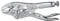 Genuine 1x Irwin Vise-Grip Locking Pliers Curved Jaws 4 - Part Number TNA4WR