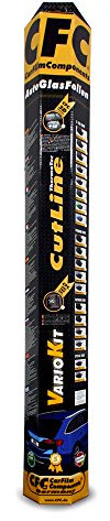 CFC 3D Tönungsfolie passgenau und vorgeformt, titan, Lichtdurchlässigkeit: 36%, Hitze-Rückweisung: 51%, UV-Rückweisung: 99%, Artikel-Nr: AG-P35-PO-010-T, Farbbezeichnung: premium-titan