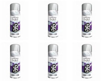 Silver Wheel Spray Paint Aerosol Can Auto Extreme Car Van Bike Can of 250ml New (6)